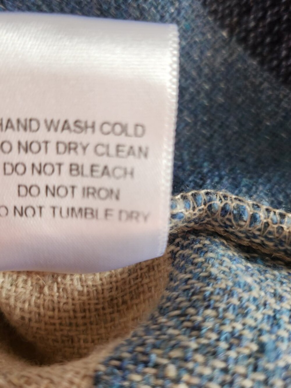 NWT Davi & Dani Plus 3XL Fuzzy Blue Plaid Oversized Shacket Jacket - Picture 10 of 13